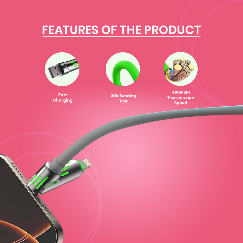 كابل شحن USB متعدد 4 في 1